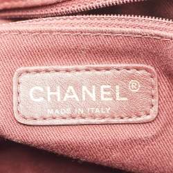 Chanel Burgundy Chevron Leather and Suede Surpique CC Flap Shoulder Bag