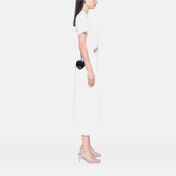 Chanel Black Lambskin CC in Love Heart Necklace Bag