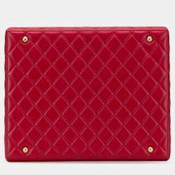 Pre Owned Chanel Multicolor Chanel Limited Edition Success Story Quilted Lambskin Trunk Set of 4 Mini Bags