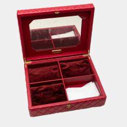 Pre Owned Chanel Multicolor Chanel Limited Edition Success Story Quilted Lambskin Trunk Set of 4 Mini Bags