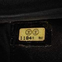 Pre Owned Chanel Black Caviar Leather CC Timeless Wallet On Chain