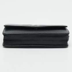 Pre Owned Chanel Black Caviar Leather CC Timeless Wallet On Chain