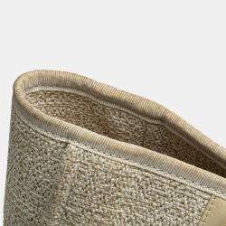 Pre Owned Chanel Cream Small Lurex Boucle Deauville Tote