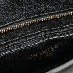 Pre Owned Chanel Black Caviar Medallion Tote