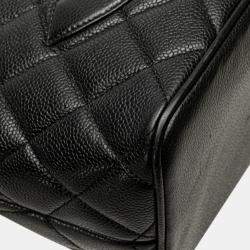 Pre Owned Chanel Black Caviar Medallion Tote