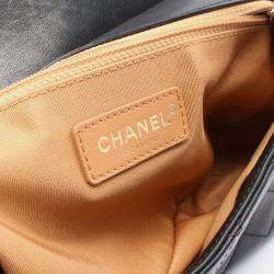 Chanel Matelasse Hand Shoulder Crossbody Bag Leather Black Ghw Cc