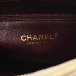 Pre Owned Chanel Diamond CC Quilted Lambskin Small Camera Case Bag 