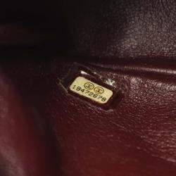 Pre Owned Chanel Diamond CC Quilted Lambskin Small Camera Case Bag 