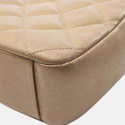 Pre Owned Chanel Diamond CC Quilted Lambskin Small Camera Case Bag 