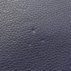 Pre Owned Chanel Matelasse Hand Chain Shoulder Crossbody Bag Leather Navy