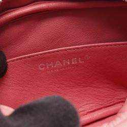 Pre Owned Chanel CC Pink Lambskin Camera Bag