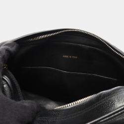 Pre Owned Chanel Bijoux CC Vintage Black Leather Camera Bag