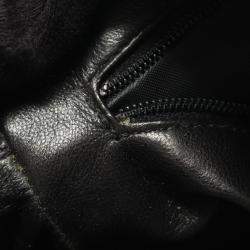 Pre Owned Chanel Bijoux CC Vintage Black Leather Camera Bag