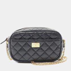 Chanel 2.55 Chevron V-Stitch Camera Shoulder Crossbody Bag  Calfskin Ghw B