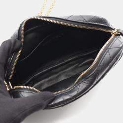 Pre Owned Chanel 2.55 Small Black Calfskin Camera Shoulder Bag