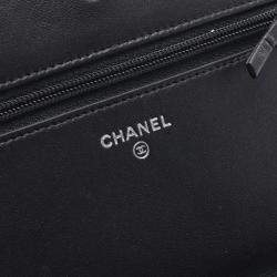 Pre Owned Chanel CC Black Leather Chain Shoulder Bag