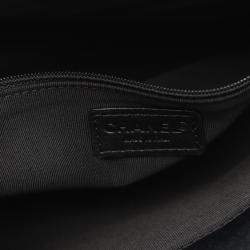 Pre Owned Chanel CC Black Calfskin Leather Tote Bag