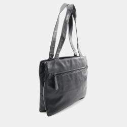 Pre Owned Chanel CC Black Calfskin Leather Tote Bag