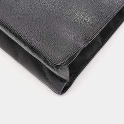 Chanel Coco Mark Chain Shoulder Tote Bag Calfskin Black Ghw Cc