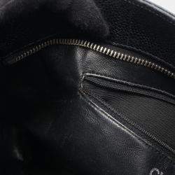 Pre Owned Chanel Medallion Black Leather Tote Bag