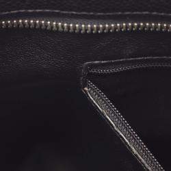 Pre Owned Chanel Medallion Black Leather Tote Bag