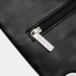 Pre Owned Chanel Black Jumbo Patent Lucky Symbols Flap