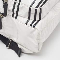 Pre Owned Chanel White Vinyl La Pausa Bay Backpack