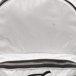 Pre Owned Chanel White Vinyl La Pausa Bay Backpack