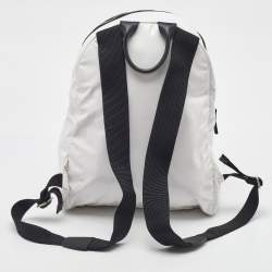Pre Owned Chanel White Vinyl La Pausa Bay Backpack