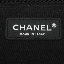 Pre Owned Chanel Black Leather LAX Accordion Shoulder Bag