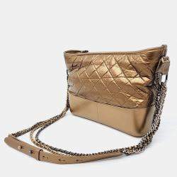 Pre Owned Chanel Leather Gabrielle Hobo Bag Medium