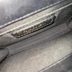Pre Owned Chanel Black Leather Chain Crossbody Bag