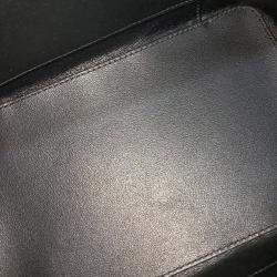 Pre Owned Chanel Black Leather Cosmetic Case