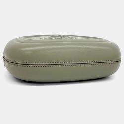 Pre Owned Chanel Green Leather Mini Camera Case