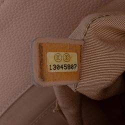 Pre Owned Chanel Brown Caviar Grand Shopping Tote