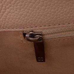 Pre Owned Chanel Brown Caviar Grand Shopping Tote