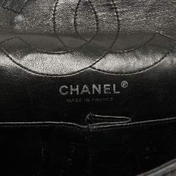 Pre Owned Chanel Black Quilted Aged Leather Classic 226 Reissue 2.55 Flap Bag