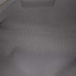 Pre Owned Chanel Grey Calfskin Signature Chain 20s Bowling Bag