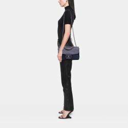 Pre Owned Chanel Blue Paris-Greece Calfskin Archi Chic Flap Bag