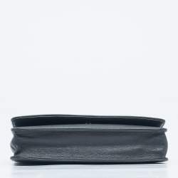 Pre Owned Chanel Grey Caviar Leather Timeless CC Wallet On Chain