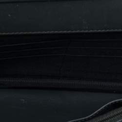 Pre Owned Chanel Grey Caviar Leather Timeless CC Wallet On Chain