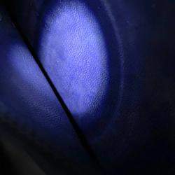 Pre Owned Chanel Vanity Bag 2Waybag Blue Denim