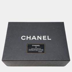 Pre Owned Chanel Chevron Red Leather Chain Shoulder Bag