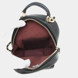 مملوكة مسبقًا حقيبة ظهر شانيل ماتلاسيه تيمليس كلاسيك ميني سوداء جلد كافيار