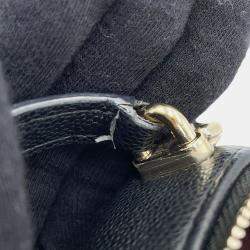 مملوكة مسبقًا حقيبة ظهر شانيل ماتلاسيه تيمليس كلاسيك ميني سوداء جلد كافيار