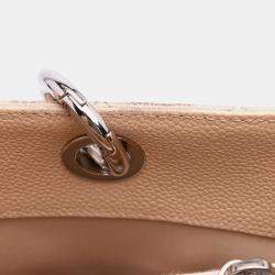 Pre Owned Chanel Beige Caviar Grand Shopping Tote