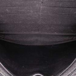 Pre Owned Chanel Black Quilted Calfskin Chain Around Boy Wallet on Chain