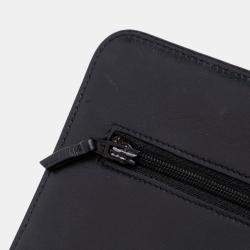 Pre Owned Chanel Black Quilted Calfskin Chain Around Boy Wallet on Chain