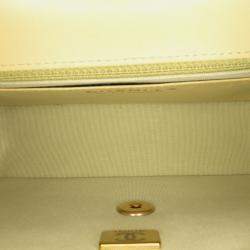 Pre Owned Chanel Green Mini Square Lambskin Casino Royale Charms Single Flap
