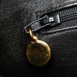 Pre Owned Chanel Black Caviar Medallion Tote